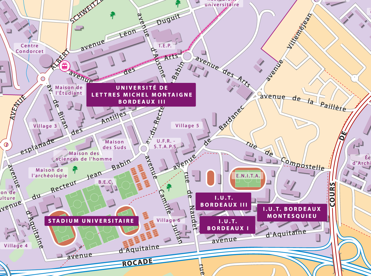 Plans d'accés et de situation