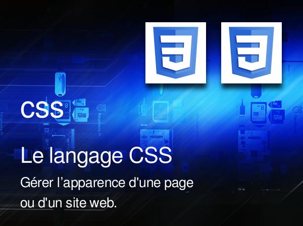Présentation du langage CSS